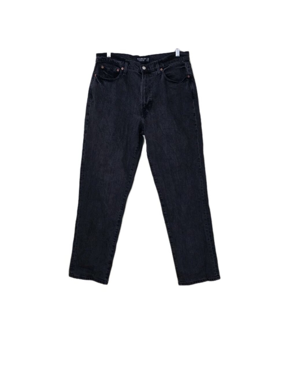 Abercrombie & Fitch Athletic Loose Jean 33x32 (30) Black Stretch Vintage Stretch